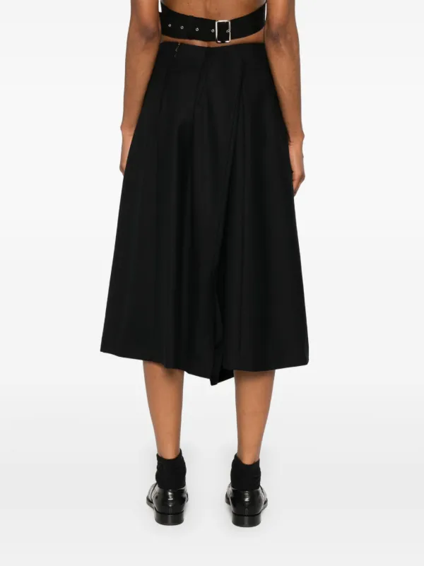 24FW noir kei ninomiya ノワール ケイニノミヤ スカート ノワール ケイ ニノミヤnoir kei ninomiya ウールリブ切替ギャザー