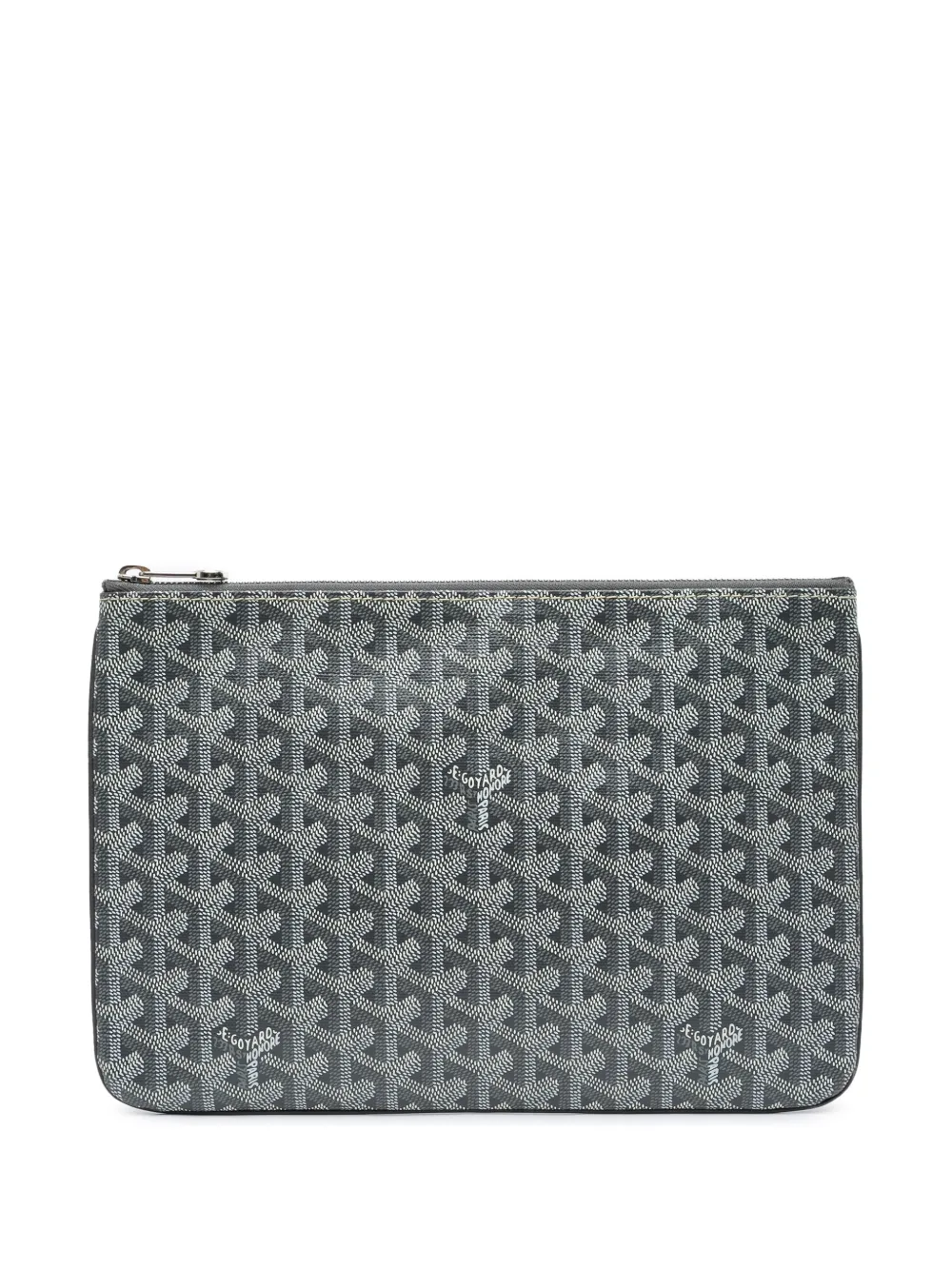 Goyard Pre-Owned 2015 ゴヤールディン セナ MM クラッチバッグ - グレー Goyard Pre-Owned 2015 ゴヤールディン セナ MM クラッチバッグ - グレー