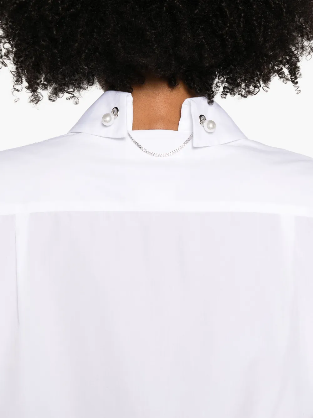 bead-embellished shirt