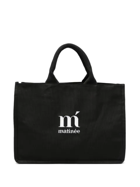 MATINEE DONNA logo-embroidered cotton tote bag