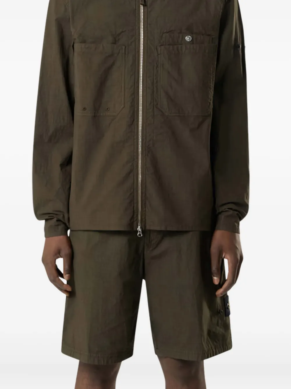 Stone Island elasticated-waist shorts | Bermuda Shorts | Image 2