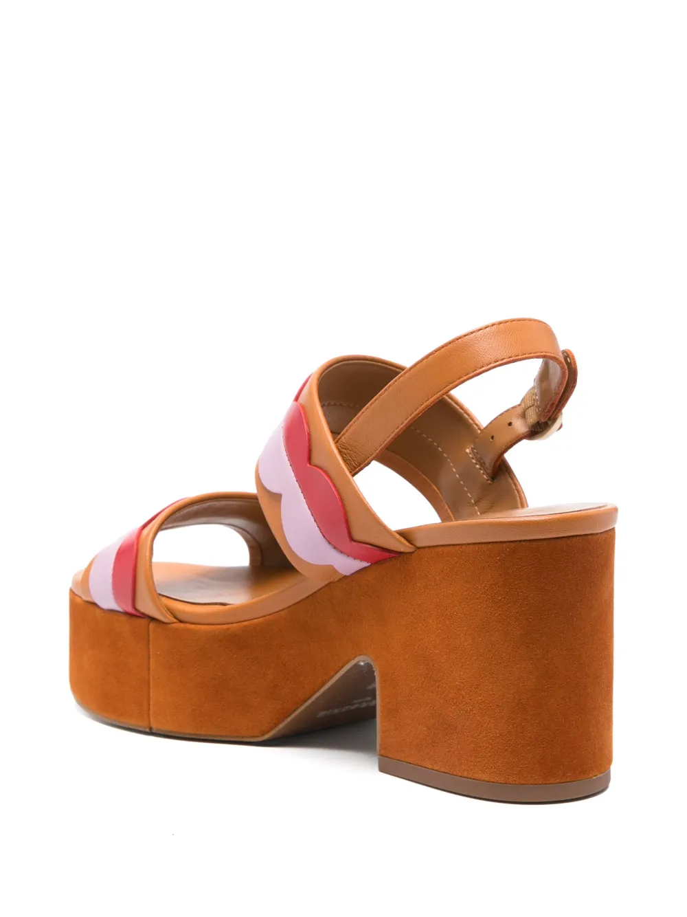 Clergerie 85mm Cloud sandals Orange