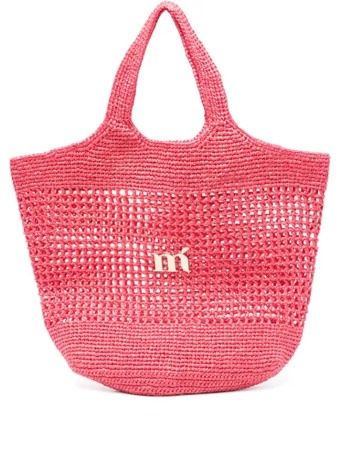 MATINEE DONNA logo-plaque tote bag