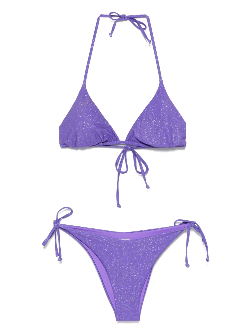 MATINEE DONNA lurex bikini set | Purple | Image 1