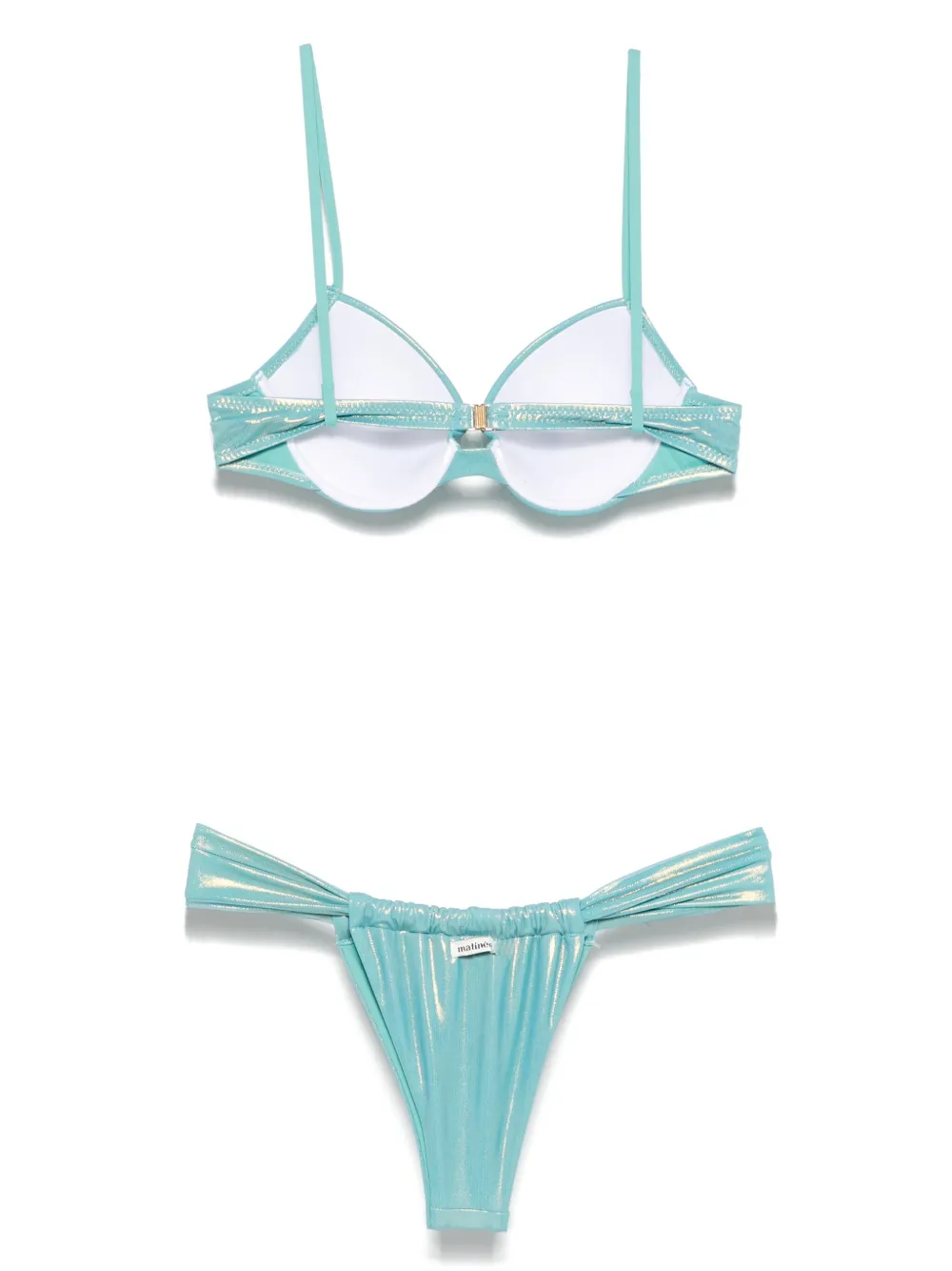 MATINEE DONNA iridescent-effect bikini set | Bikinis | Image 2
