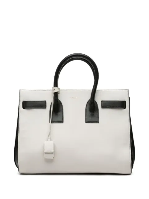 Saint Laurent Pre-Owned 2013 Small Bicolor Leather Sac de Jour satchel