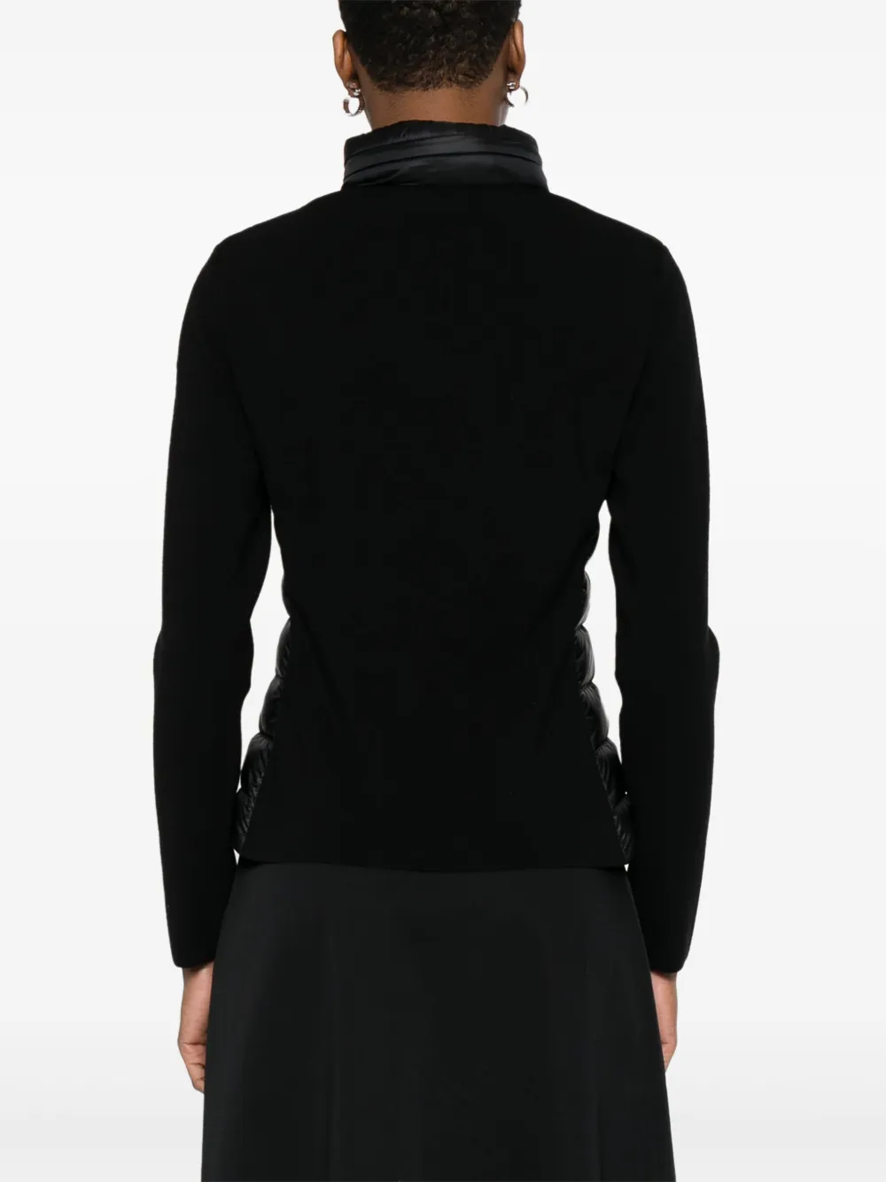 Shop Moncler Padded Zip-up Cardigan