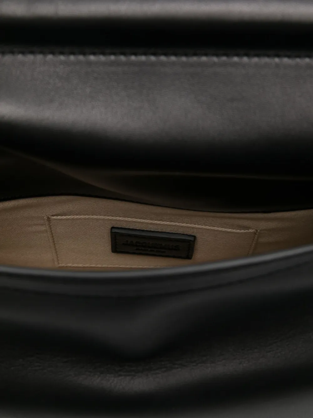 Jacquemus The Rond Carré clutch Zwart