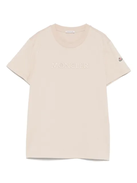 Moncler embroidered-logo T-shirt