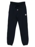 Moncler logo-patch sweatpants - Blue