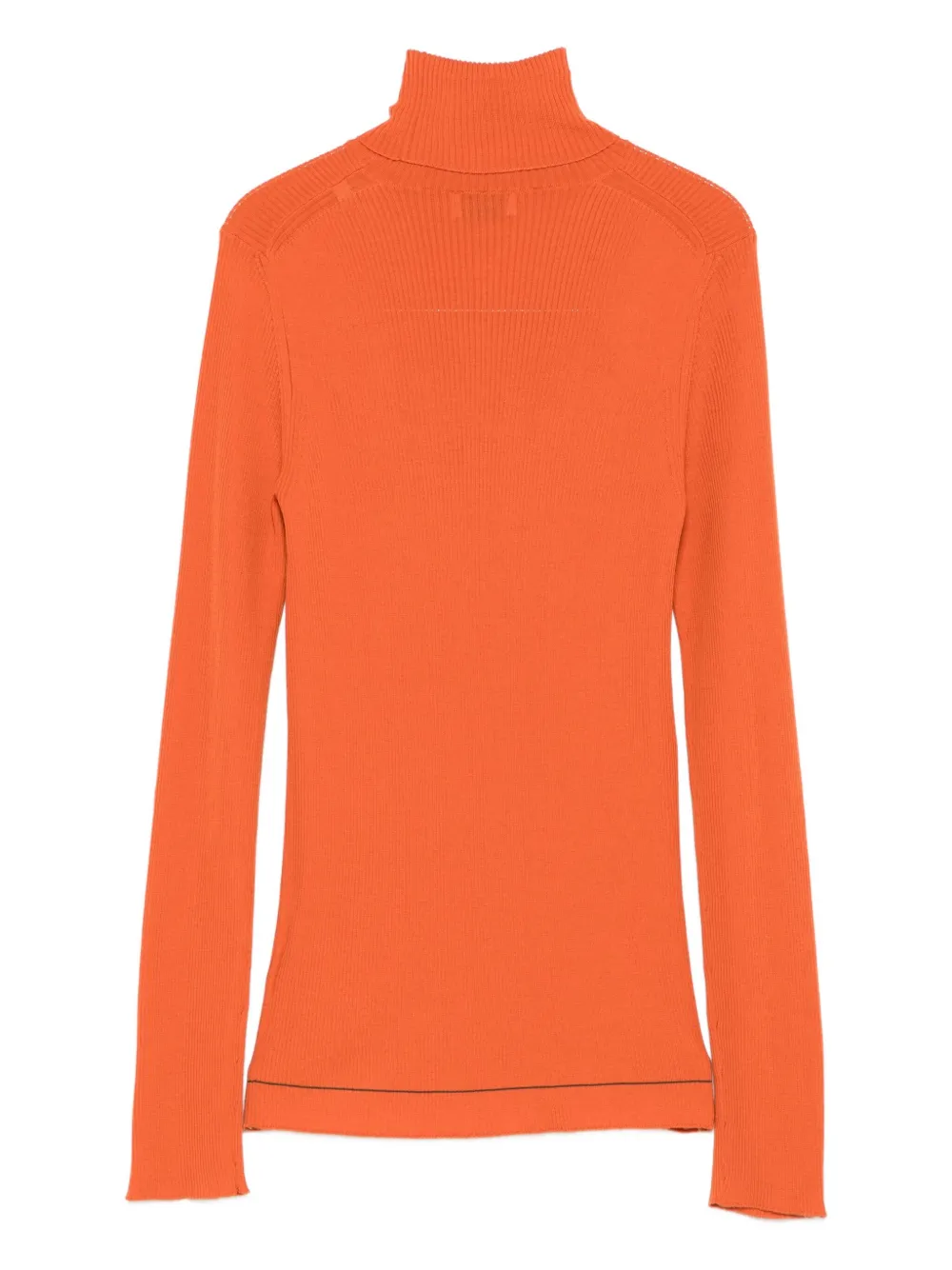 Moncler ribbed turtleneck sweater Oranje