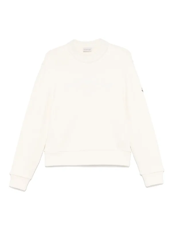 Moncler クルーネック スウェットシャツ | ニュートラル | FARFETCH JP
