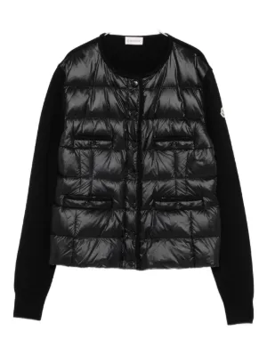 MONCLER 黒 セーター キルティング MONCLER モンクレール セーター 9C00011 M1180 メンズ ニット