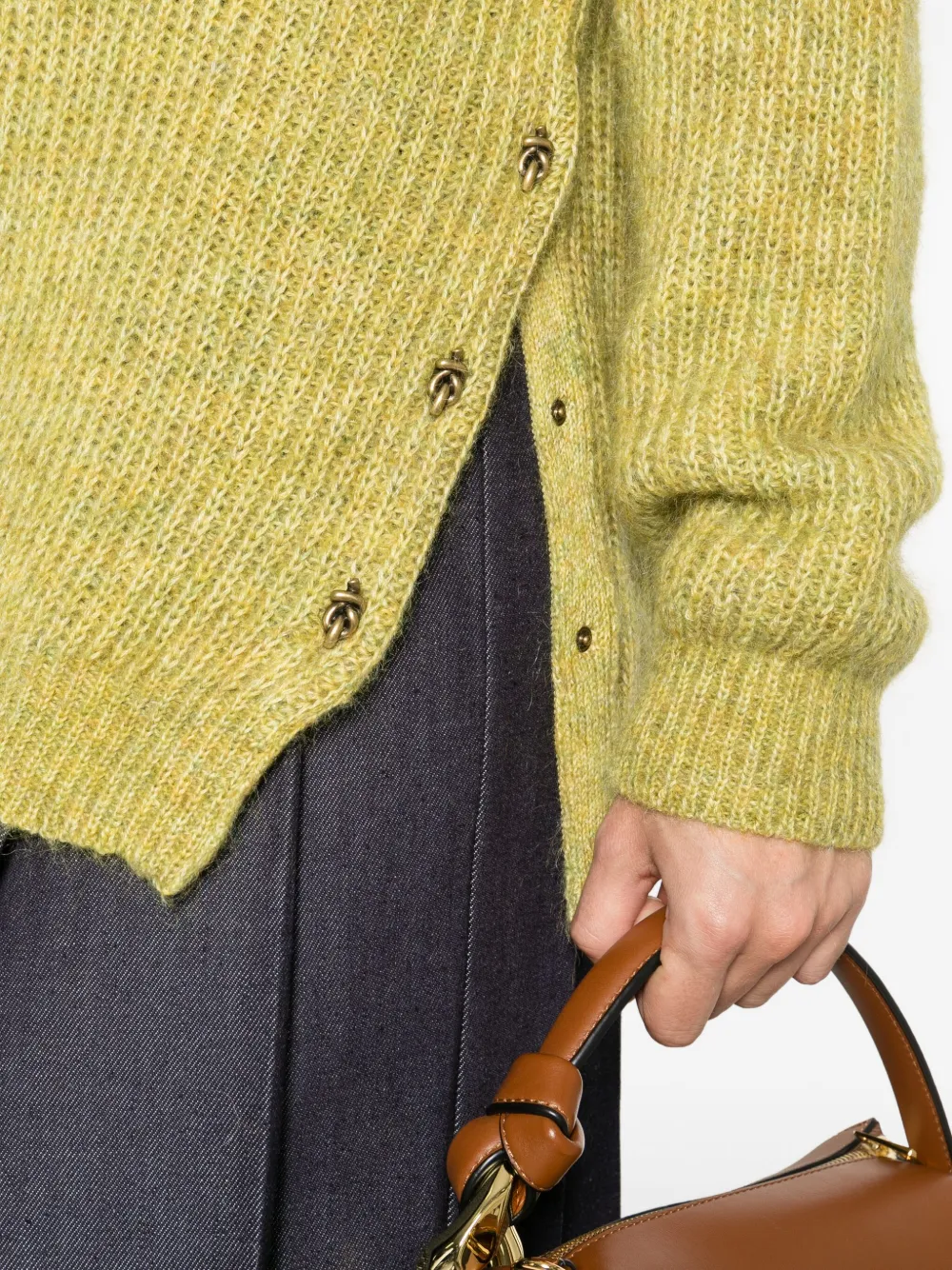 Moncler Sweater met ronde hals Groen