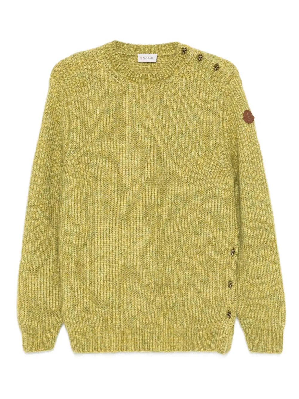 Moncler crew neck sweatshirt | Green | Image 1