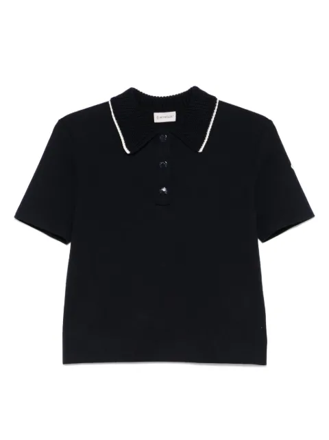 Moncler knitted polo shirt