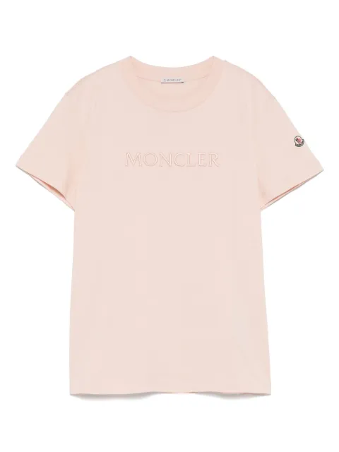 Moncler logo-embroidered T-shirt