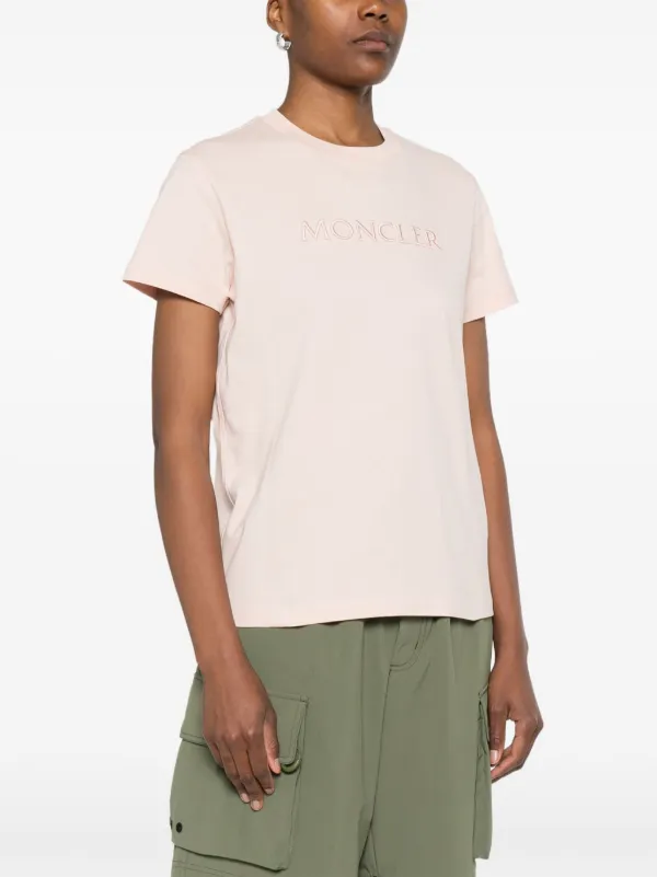Moncler ロゴ Tシャツ | ピンク | FARFETCH JP