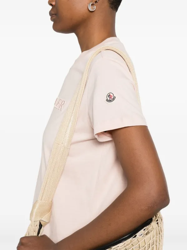 Moncler ロゴ Tシャツ | ピンク | FARFETCH JP