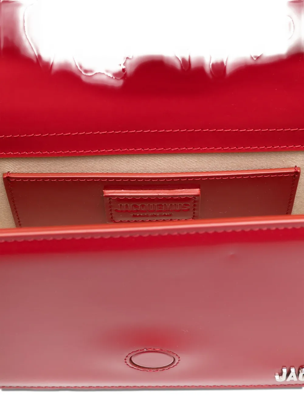 Jacquemus Le grand Bambino tote bag Rood