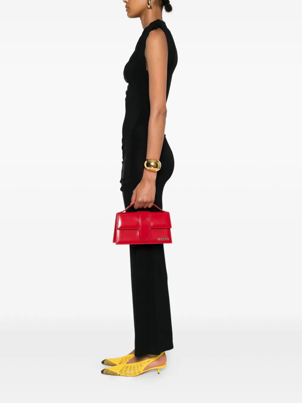 Jacquemus Le grand Bambino tote bag Rood