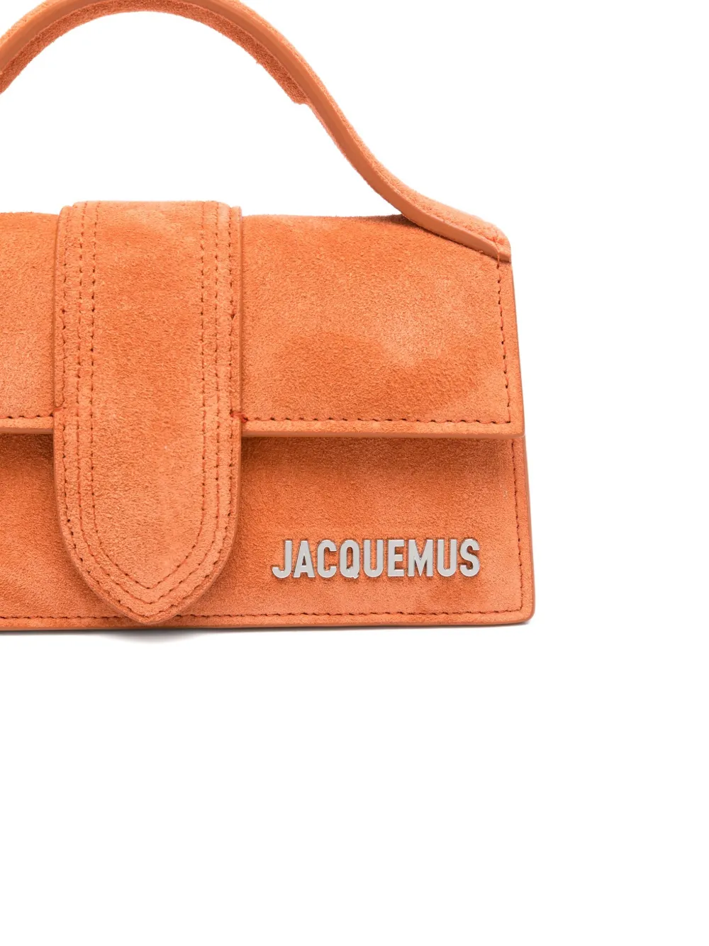 Jacquemus Womens Terracotta Le Bambino Leather Top Handle Bag In Orange
