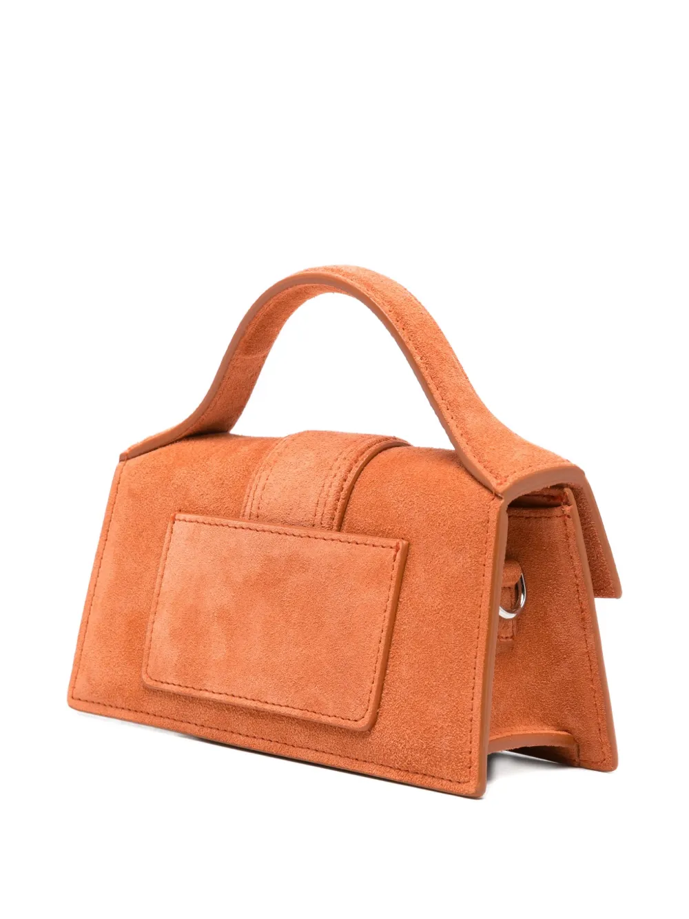 Jacquemus Womens Terracotta Le Bambino Leather Top Handle Bag In Orange