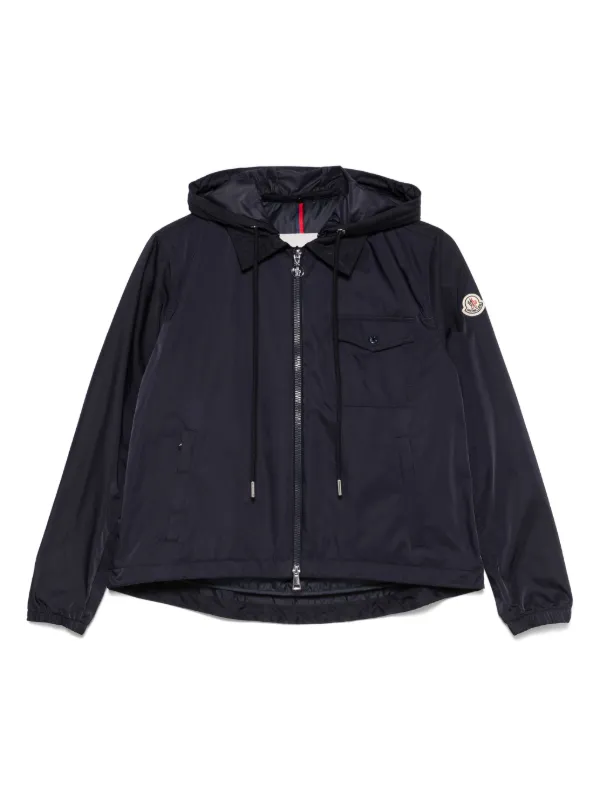 追跡送料込 MONCLER ダウンジャケット VALLERY Moncler Vallery ジャケット | ブルー | FARFETCH JP