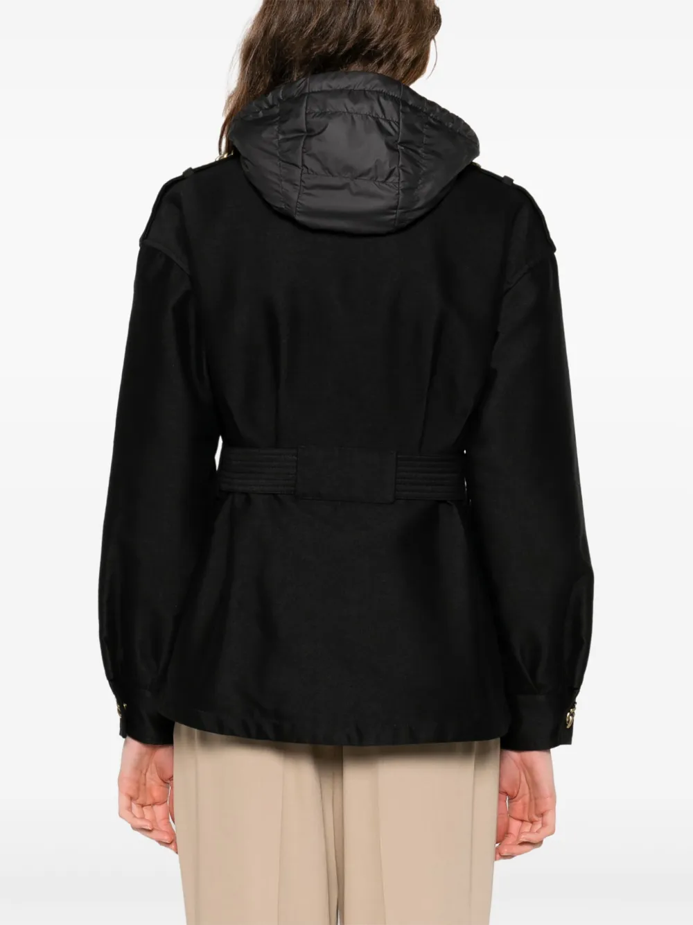 Moncler Jack met capuchon Zwart