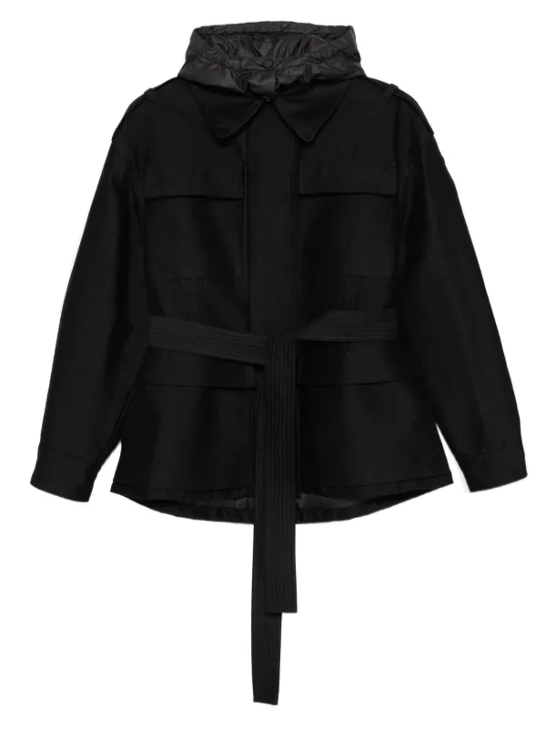 MONCLER フーデッドジャケット ブラック M Moncler フーデッド ジャケット | ブラック | FARFETCH JP