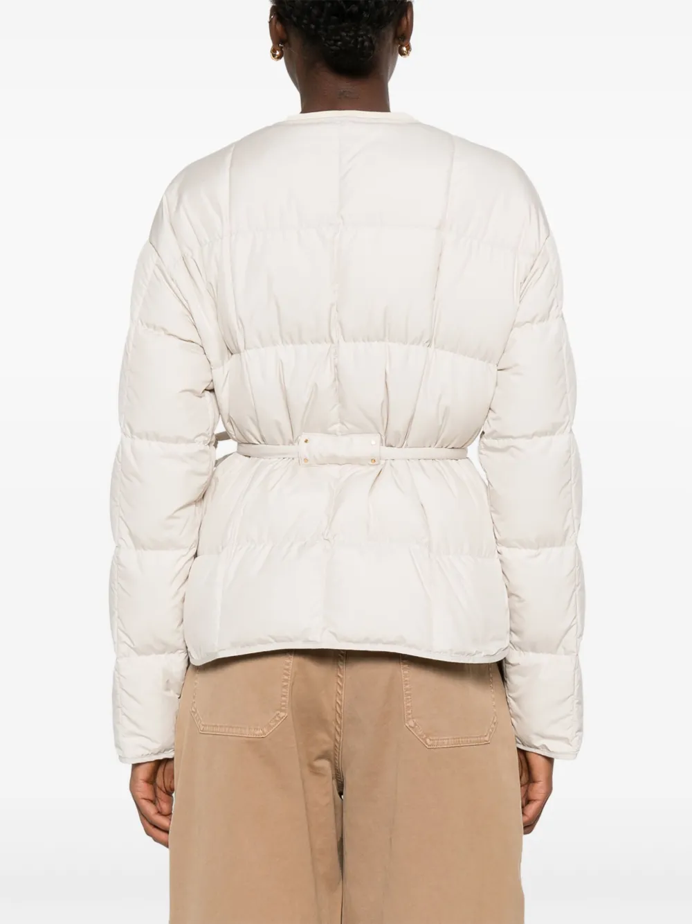 Moncler Gewatteerde jas Beige