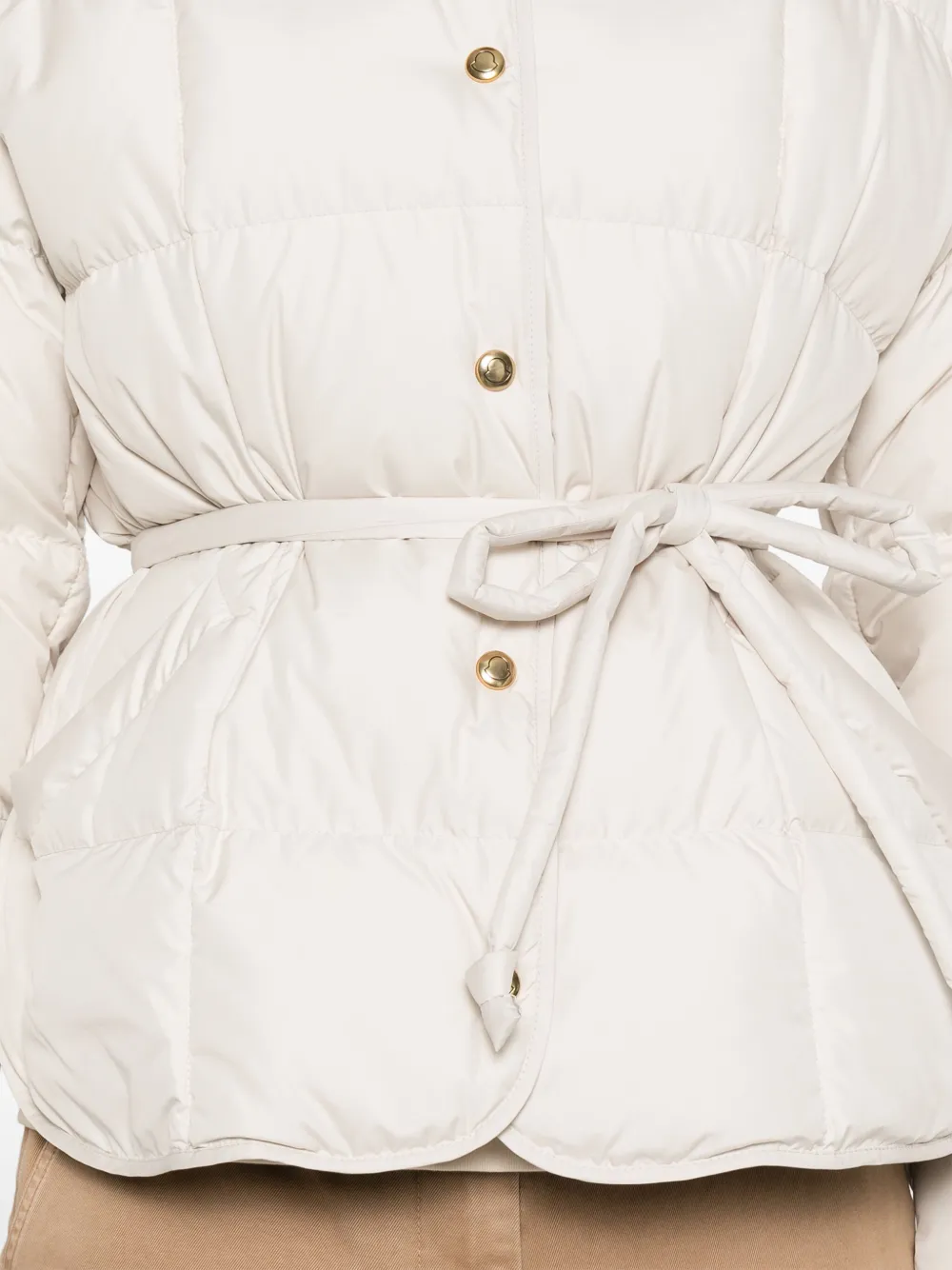 Moncler Gewatteerde jas Beige
