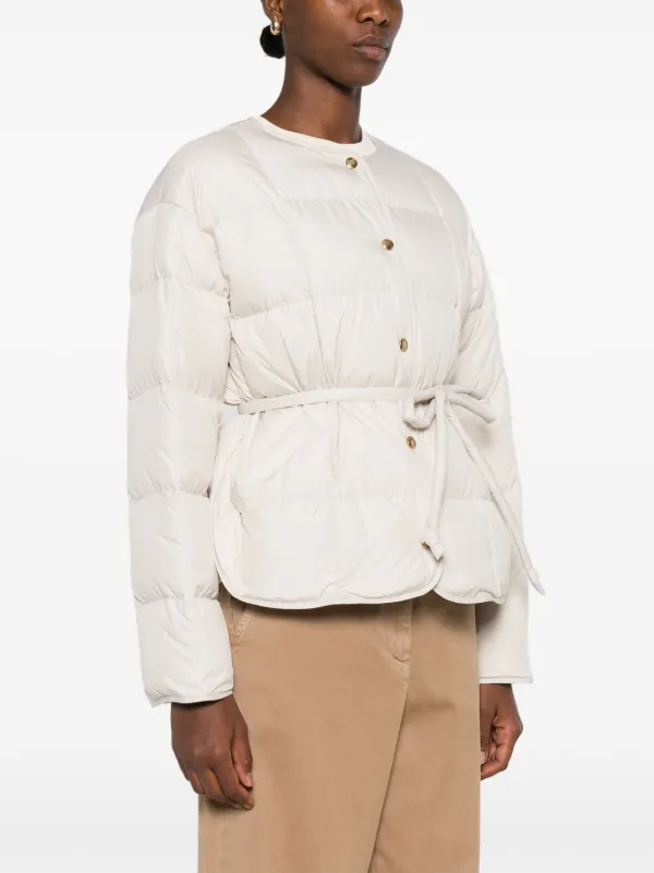 【関税&送料込】Moncler White Quilted Jacket In Nylon Moncler Quilted Nylon Zip-Up Cardigan - Bergdorf Goodman