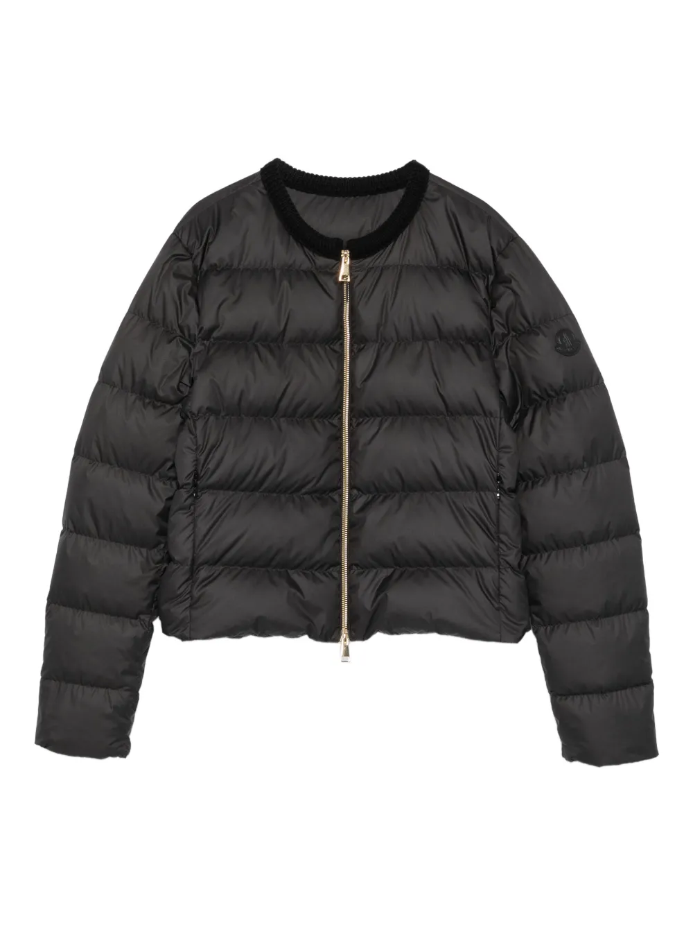 Moncler Gewatteerd jack met rits Zwart