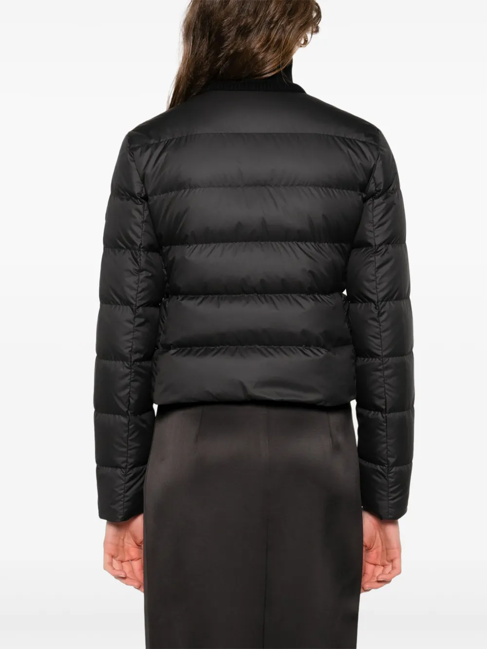 Moncler Gewatteerd jack met rits Zwart