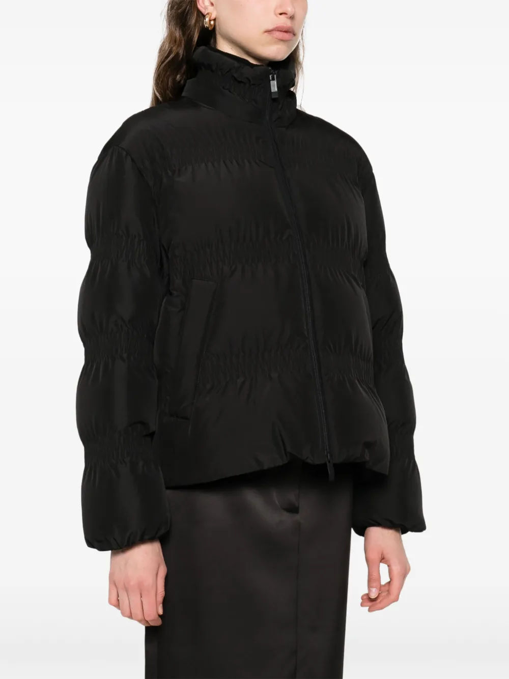 Moncler Ravignan gewatteerd donsjack Zwart