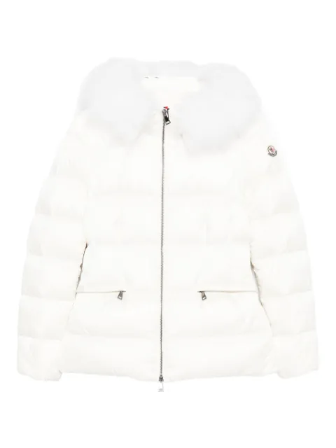 Moncler fur-trimmed hooded jacket