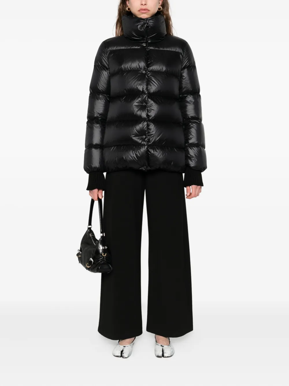 Moncler Cochevis gewatteerd donsjack Zwart