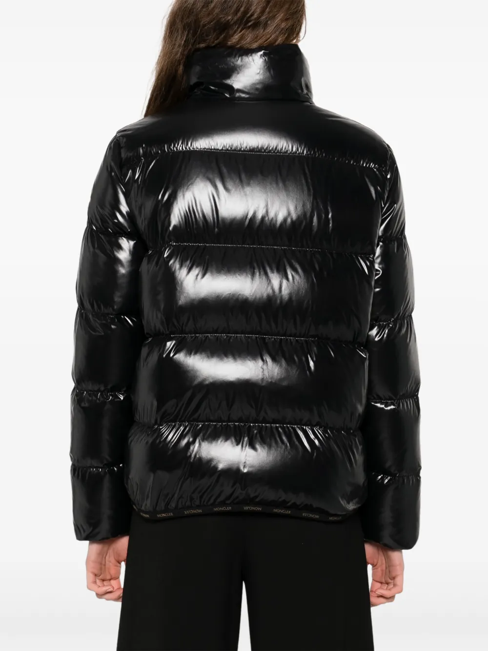 Moncler Abbadia gewatteerd jack Zwart