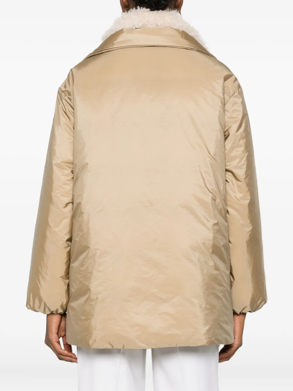 フリースキルティングジャケット ベージュ　モンクレール フリースキルティングジャケット ベージュ モンクレール - メルカリ