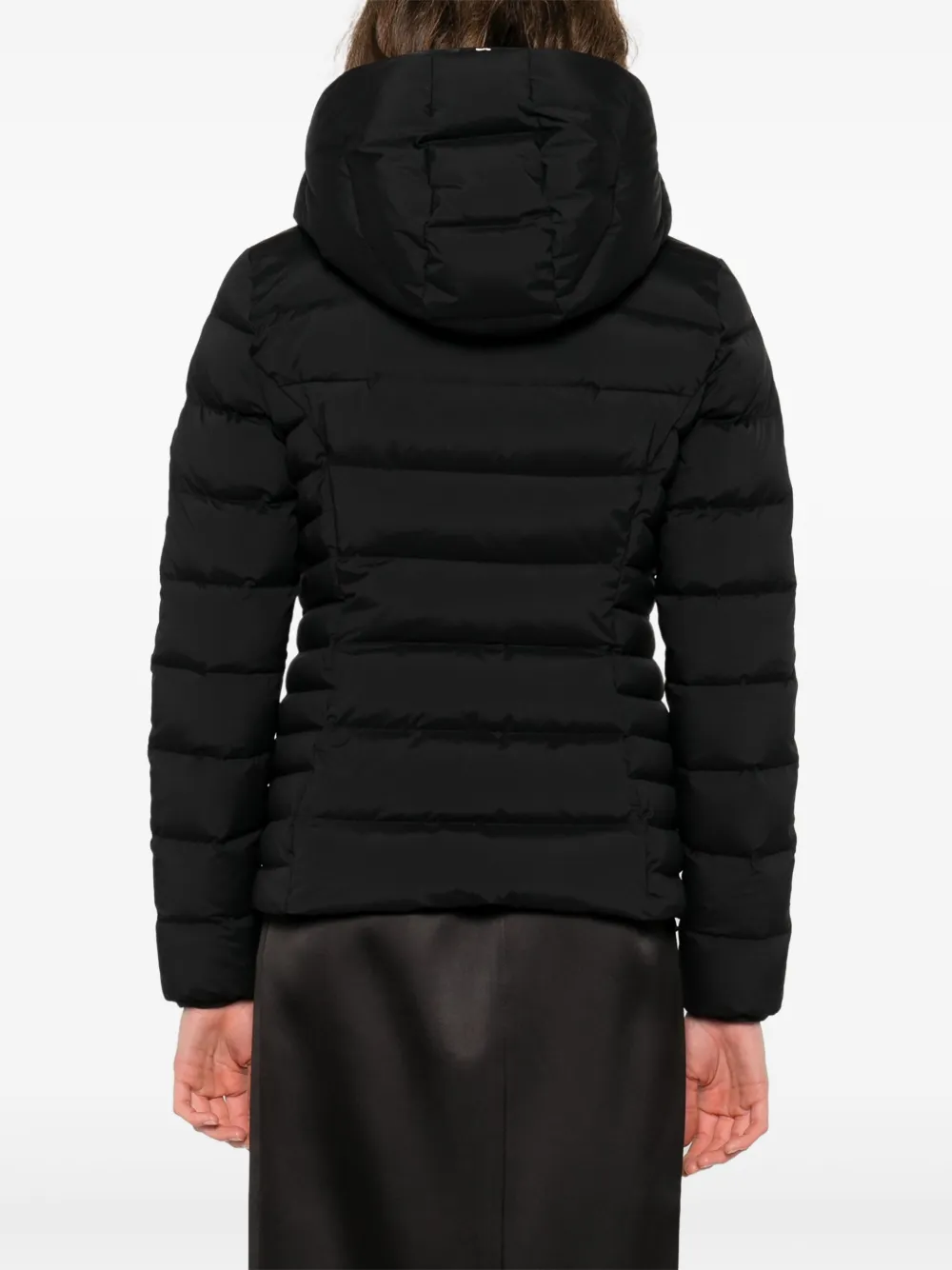 Moncler Donsjack met capuchon Zwart