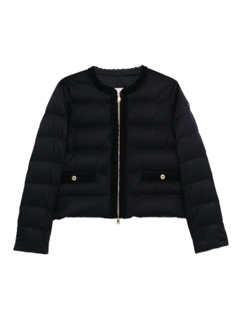 Moncler quilted-trimmed down jacket
