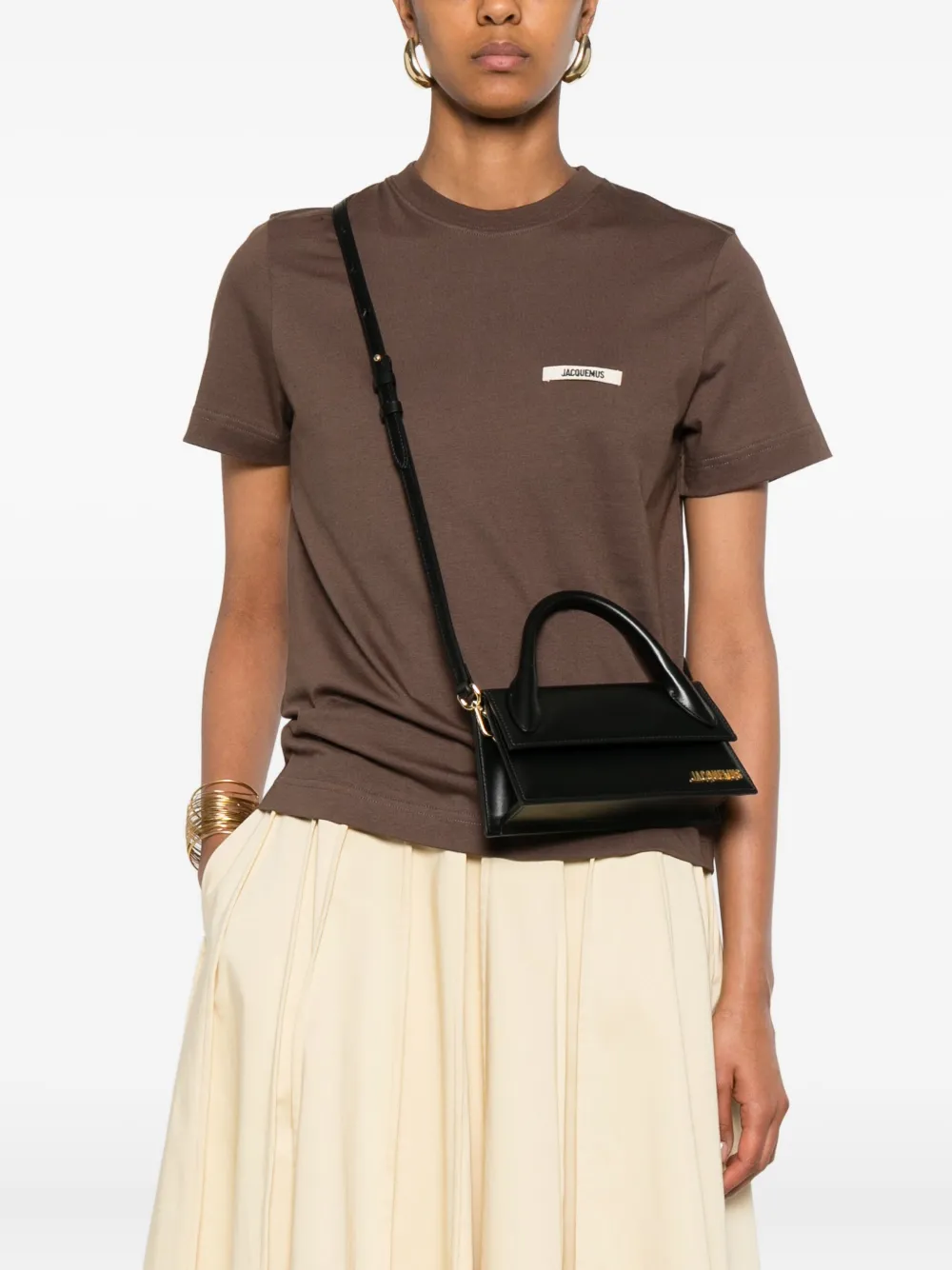 Jacquemus Le Chiquito lange shopper Zwart