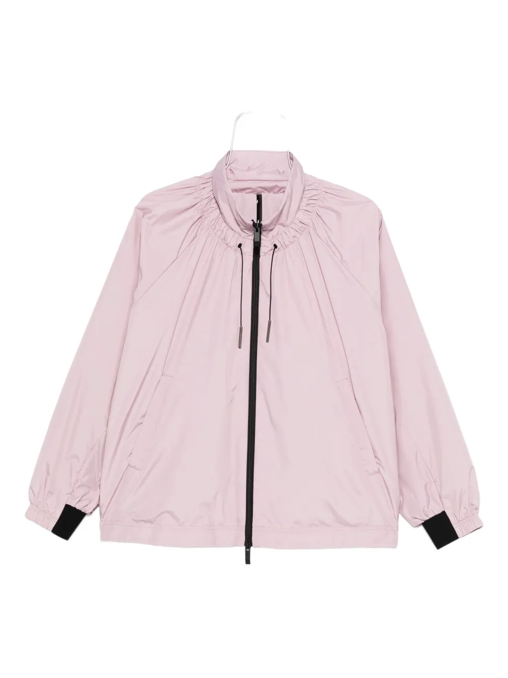 Moncler Jack met trekkoordhals en pofmouwen Roze