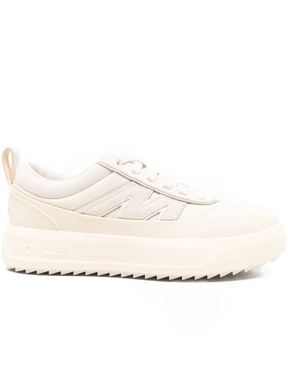Moncler Altive Leather Low-top Sneakers In Neutral