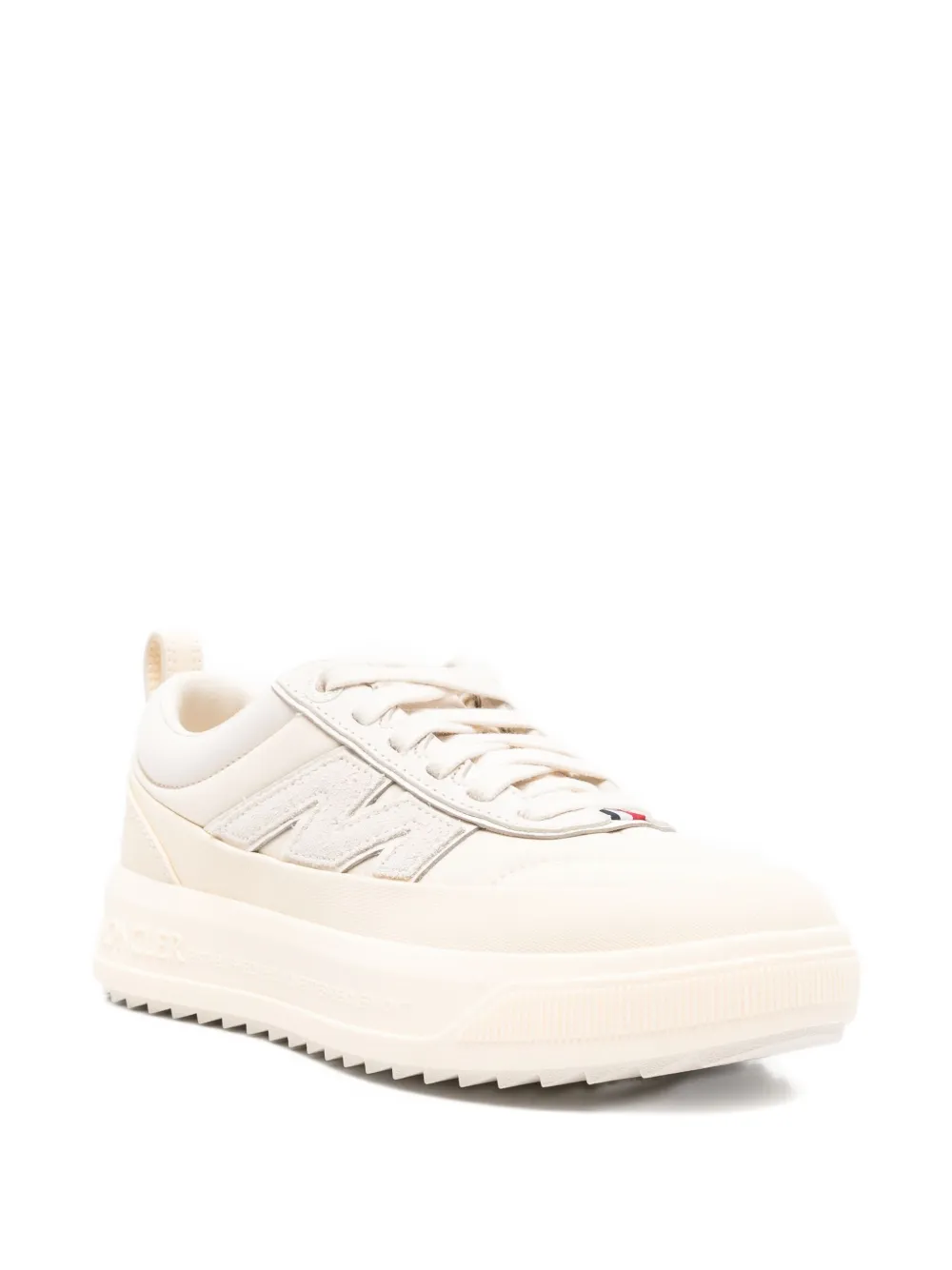 Moncler Altive leather low-top sneakers Neutrals