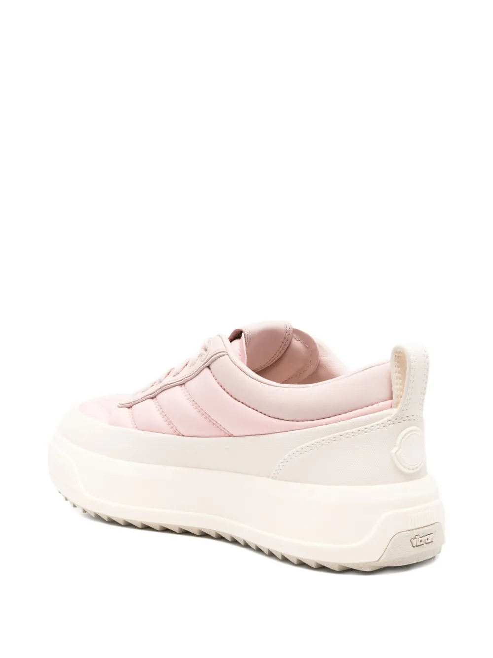 Moncler panelled low-top sneakers Pink
