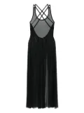 MATINEE DONNA mesh dress - Black