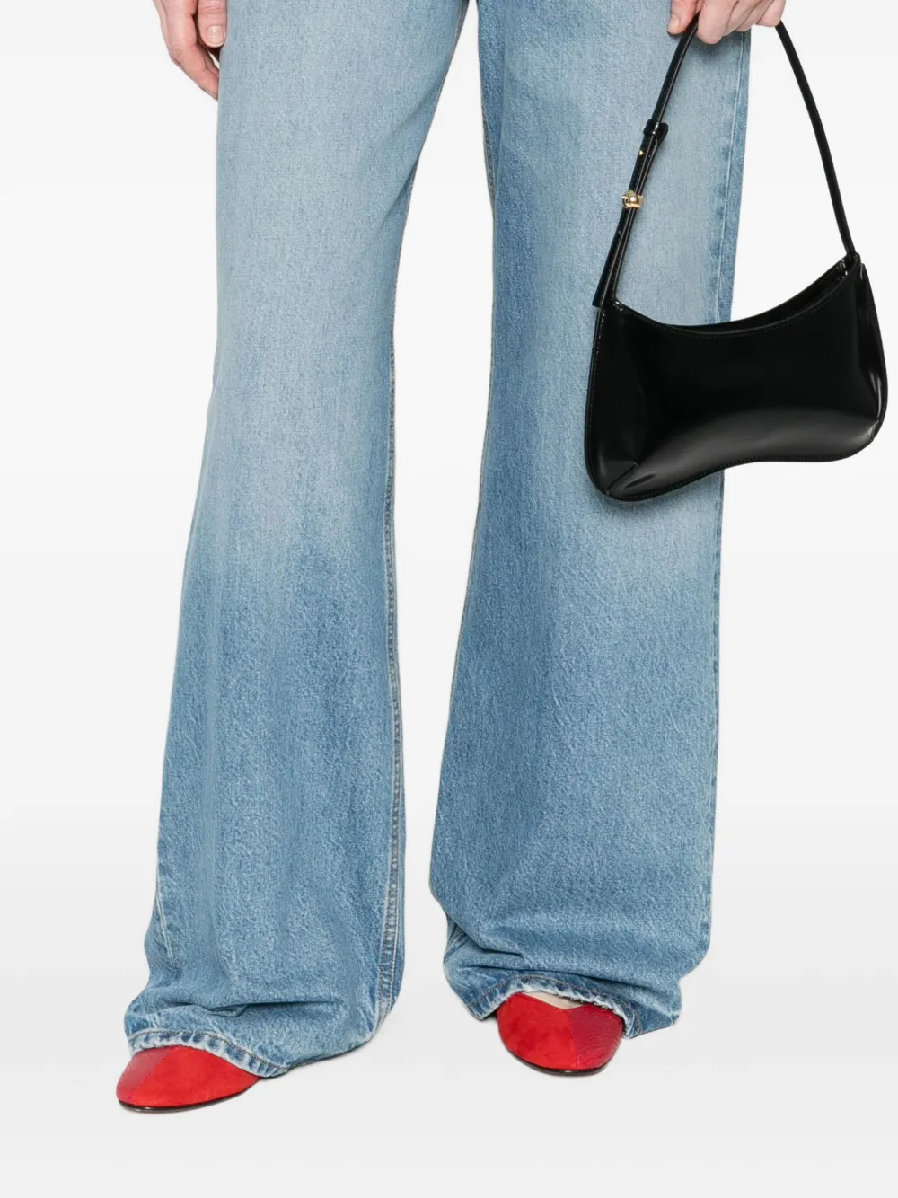 Jacquemus le bisou shoulder bag - Zwart