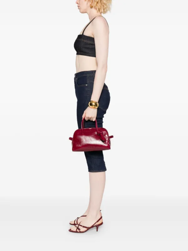 Jacquemus top-handle knot-detail Bag | Red | FARFETCH